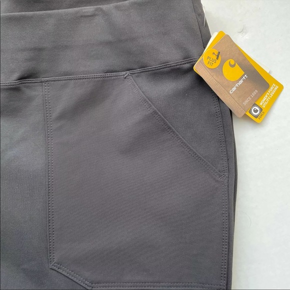 Carhartt Force Fitted Utility Midweight Leggings Knit Pants Black Sz 2X 20W/22W - Picture 6 of 7